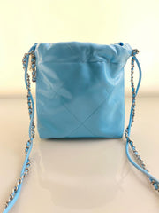 Light blue Chanel 22