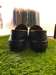 Gucci Jordaan Genuine Black Crocodile Loafers|
