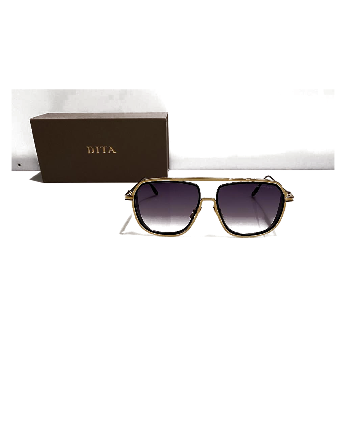 DITA Titan Square Sunglasses - Violet front view
