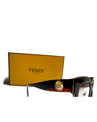 Fendi Cat-Eye Sunglasses - black side view