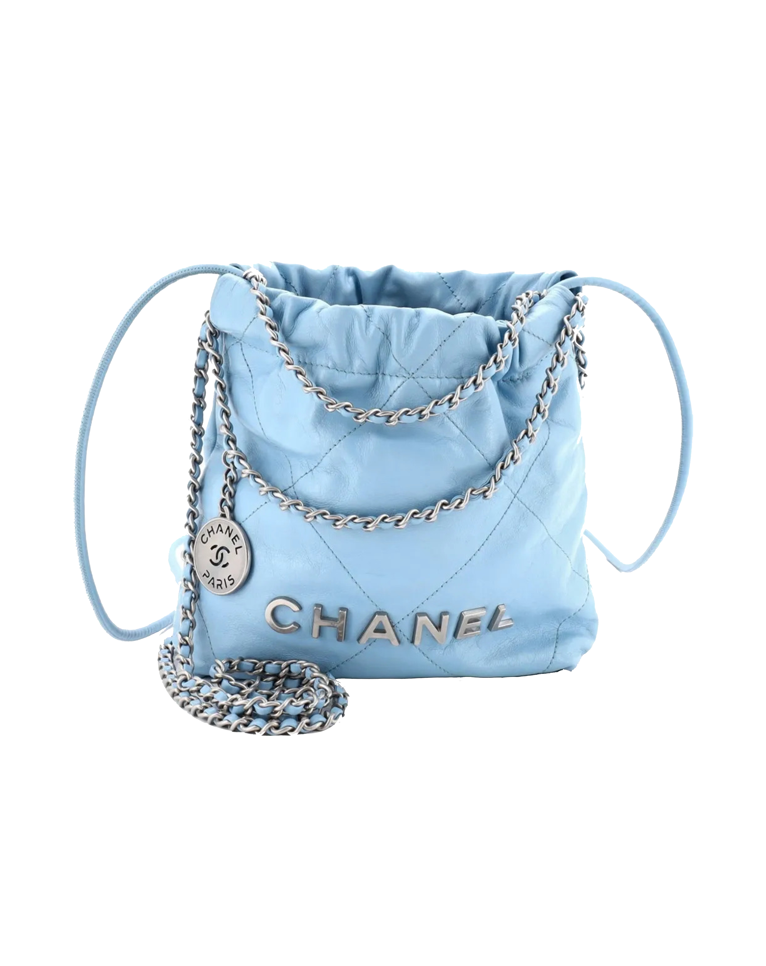 Light blue Chanel 22