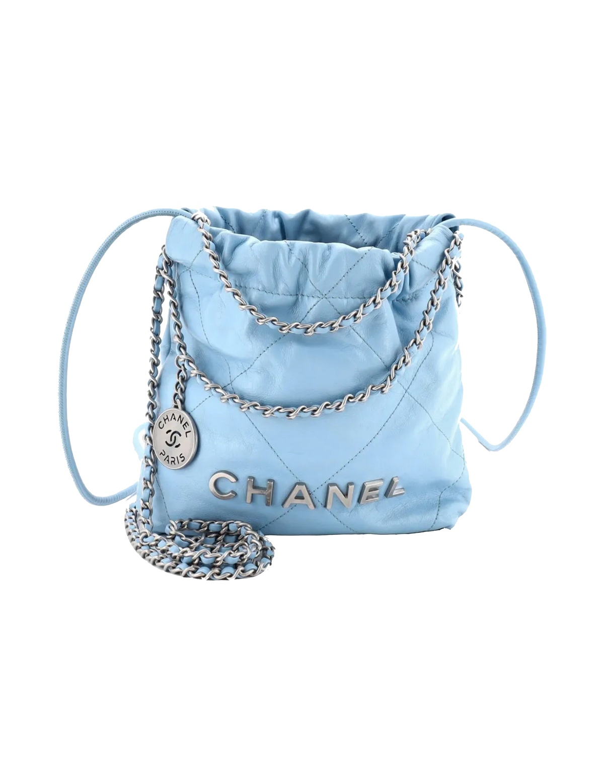 Light blue Chanel 22