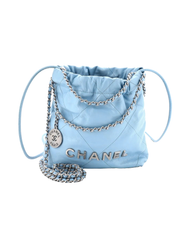 Light blue Chanel 22