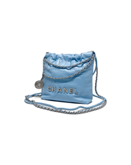 Light blue Chanel 22