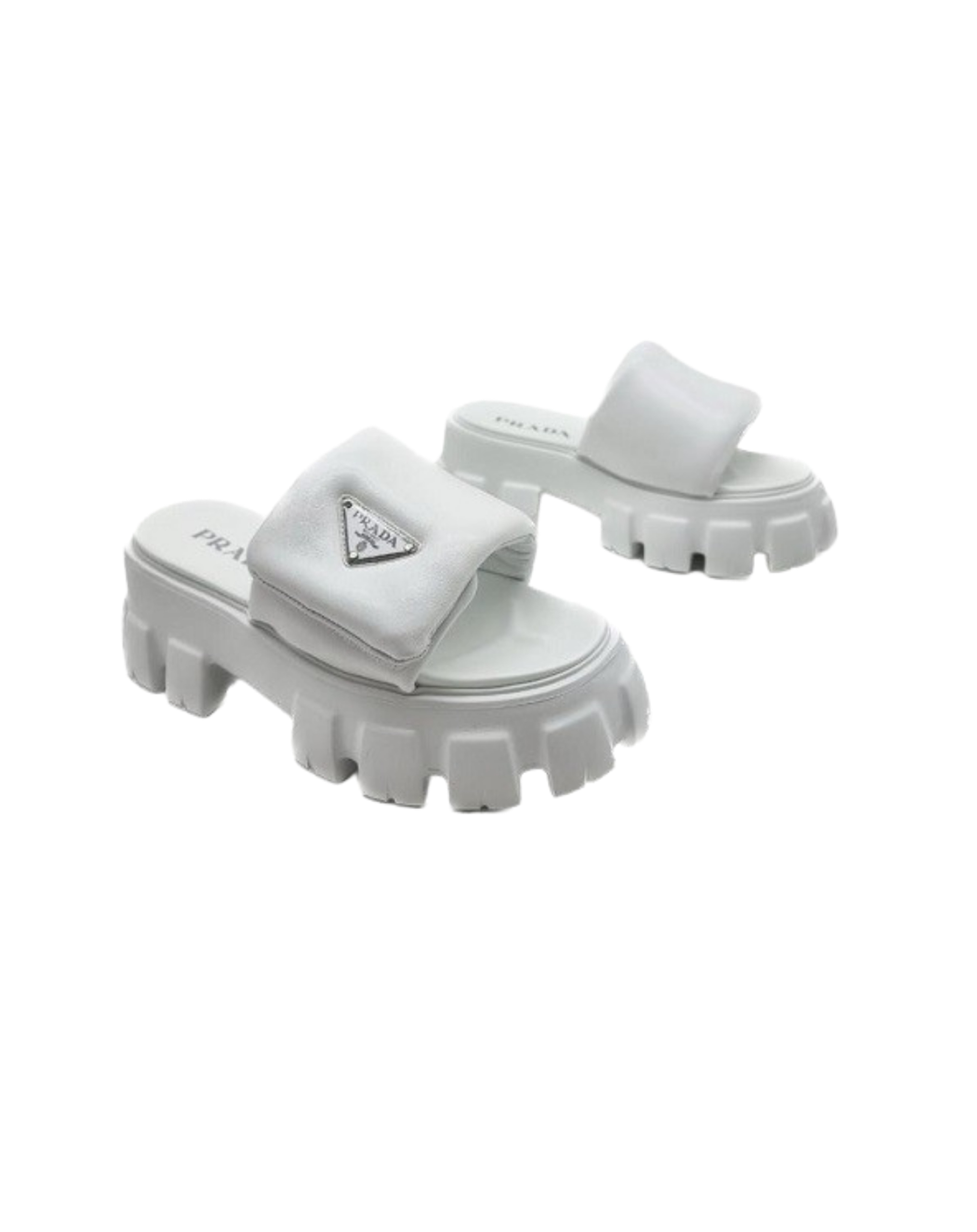 White Prada Soft Padded