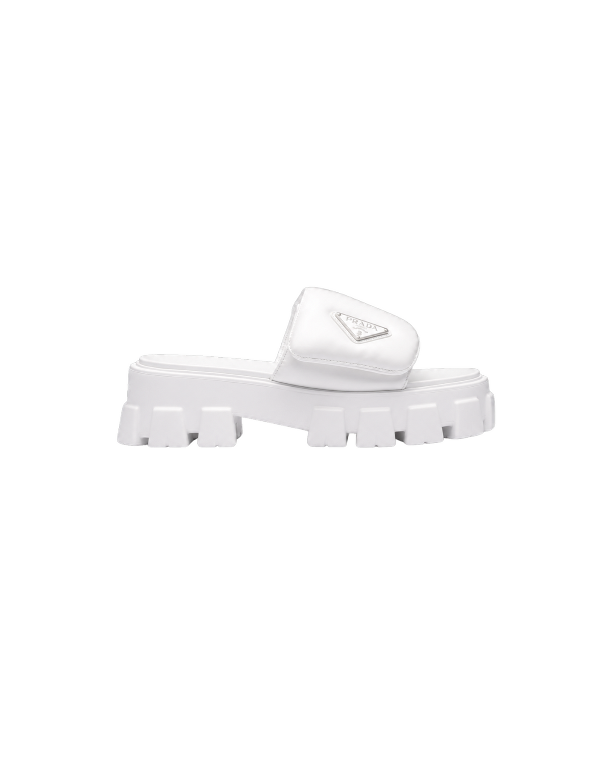 White Prada Soft Padded