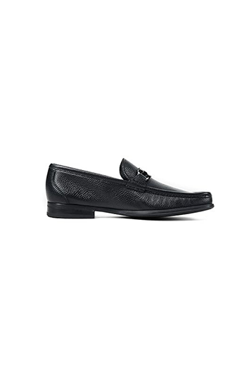 Gancini slip-on leather loafers