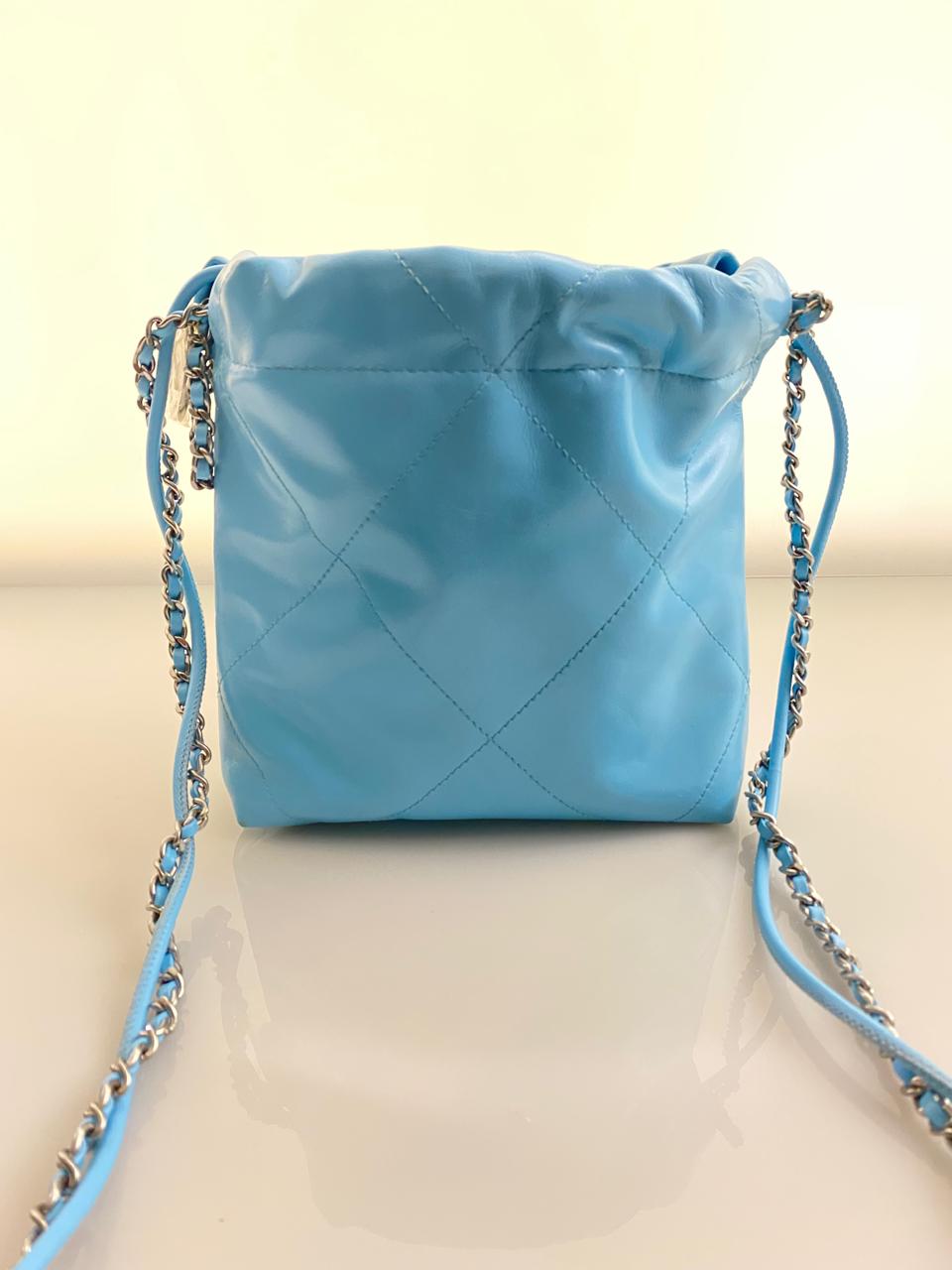 Light blue Chanel 22