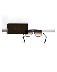DITA Double Bridge Aviator Sunglasses - brown back view