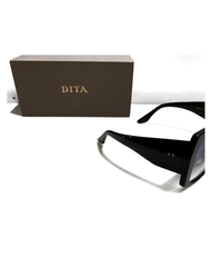 DITA Oversized Square Sunglasses - black side view